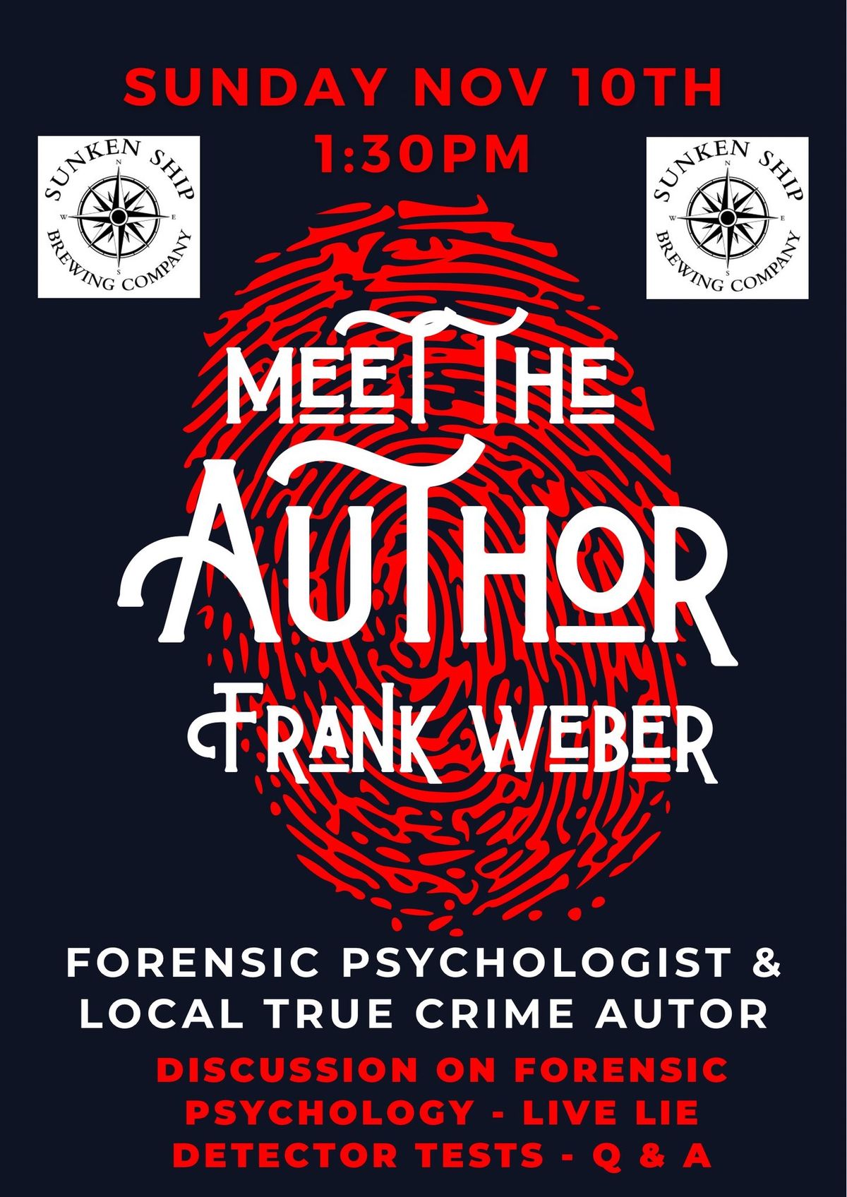 Meet the True Crime Author- Frank Weber