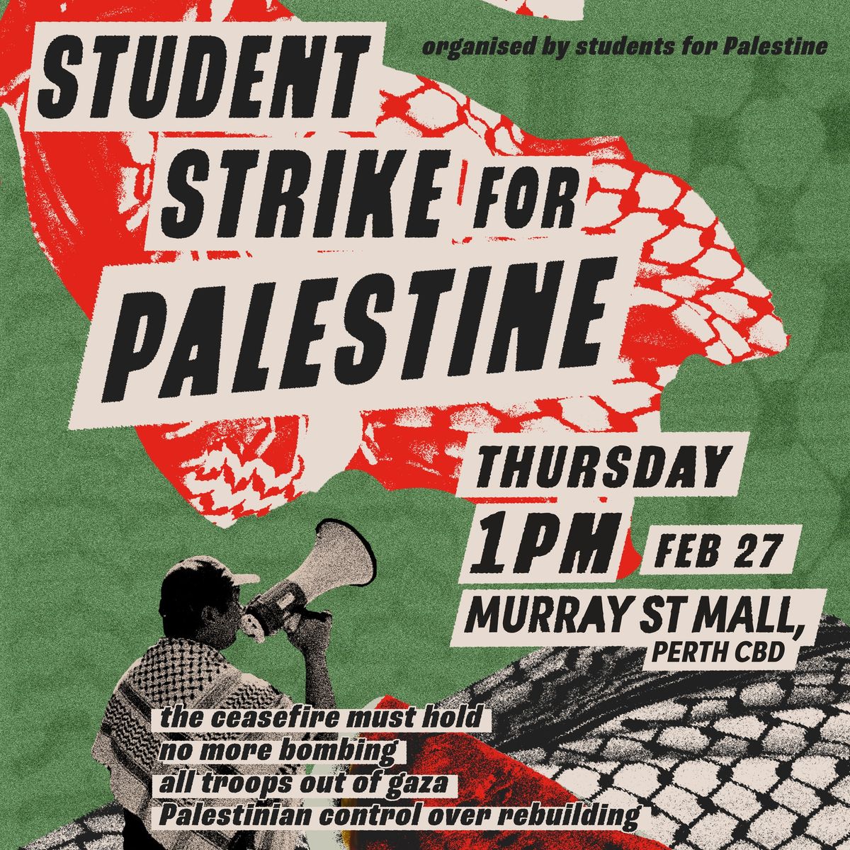 Student strike for Palestine - PERTH