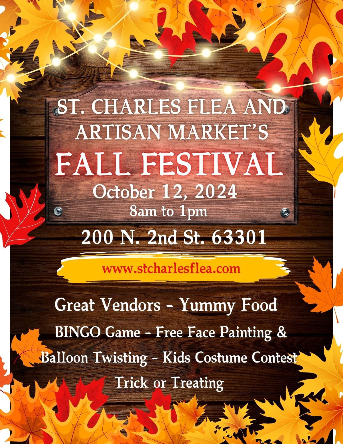 St. Charles Flea and Artisan Market's Fall Festival