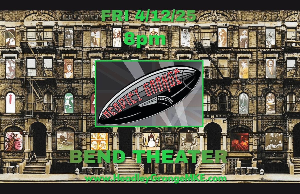 Double Album LIVE: Physical Graffiti ~ 50th Anv. at Bend Theater!! 