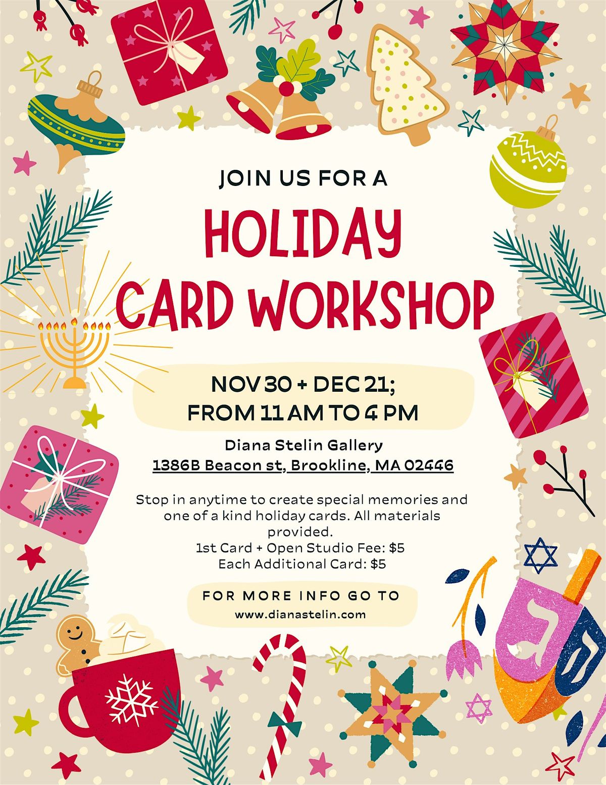 Holiday Card Workshop