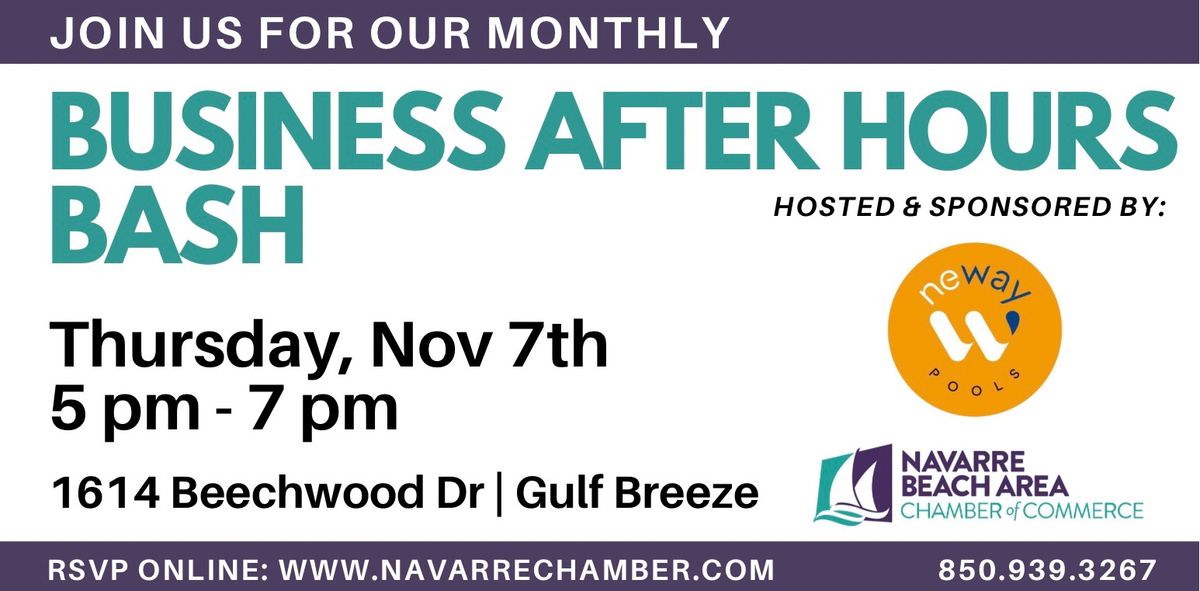 Business After Hours Bash at NeWay Pools 