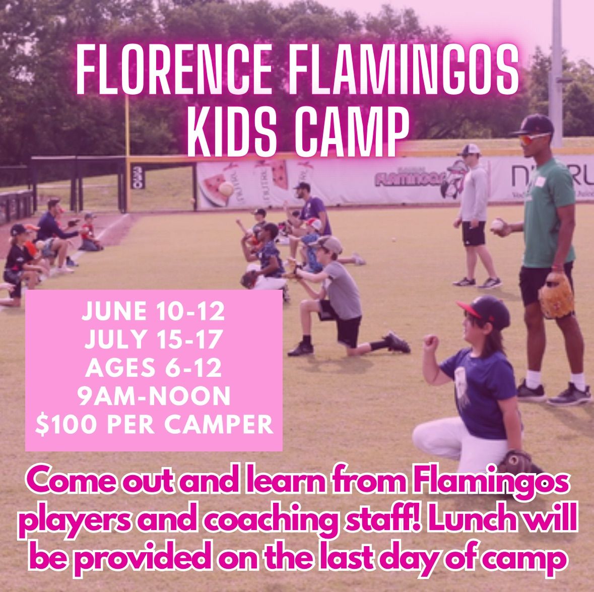 Florence Flamingos Kids Camp Week 2