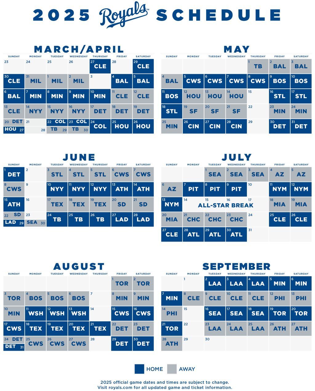 2025 Kansas City Royals Season Tickets (Includes Tickets To All Regular Season Home Games)