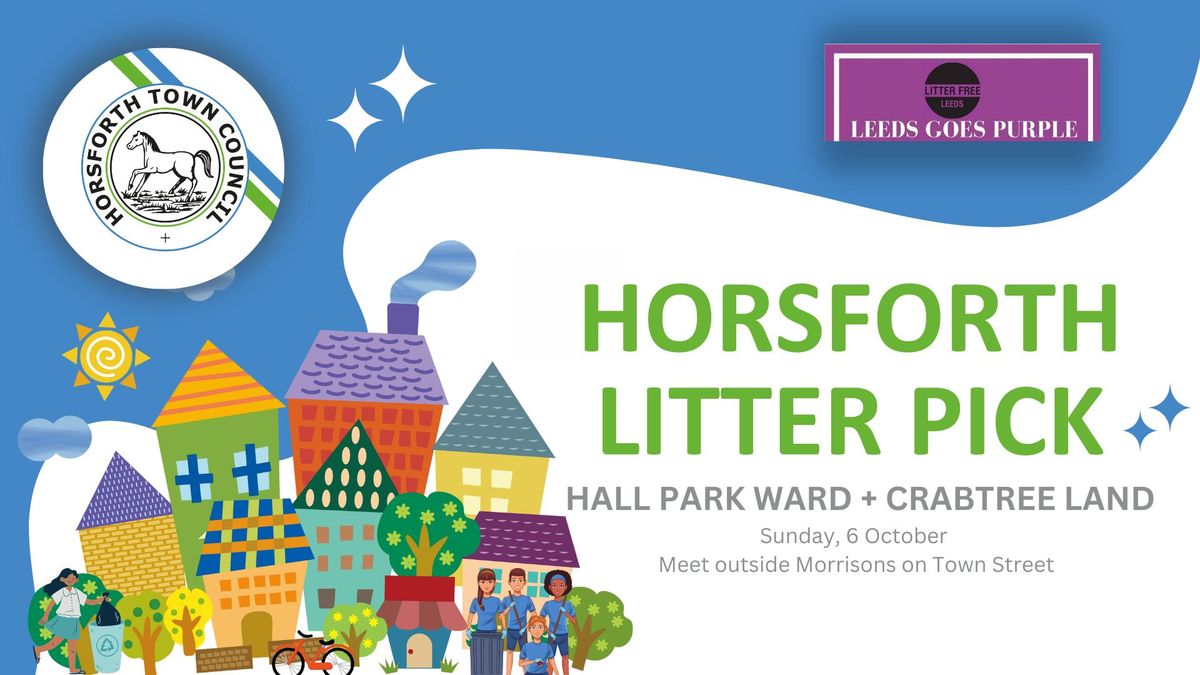 Hall Park + Crabtree land litter pick