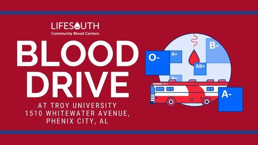 LifeSouth Blood Drive at TROY