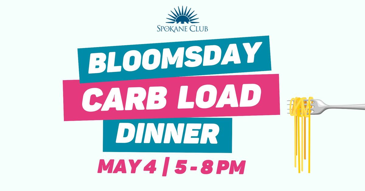 Bloomsday Carb Load Dinner