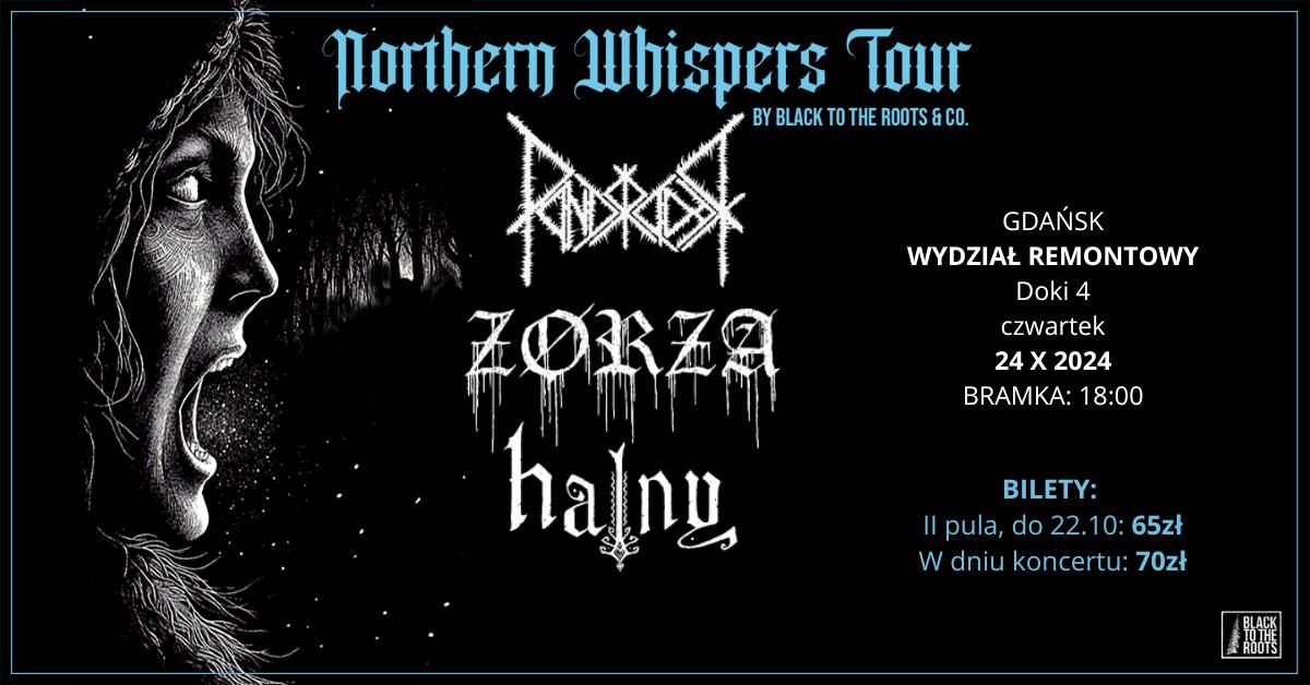 Northern Whispers Tour: PANDRADOR, Z\u00d8RZA, HALNY, 24 X 2024, Gda\u0144sk, Wydzia\u0142 Remontowy