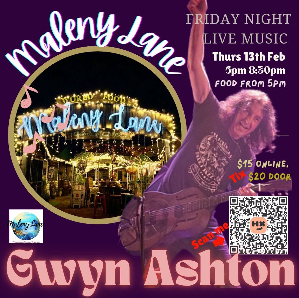 Maleny Lane Twilight Dinner with Gwyn Ashton