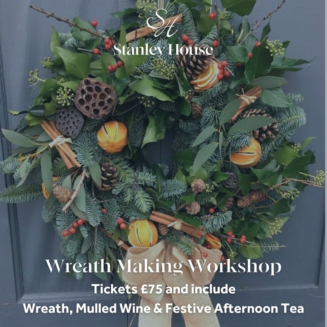 Festive wreath making workshop