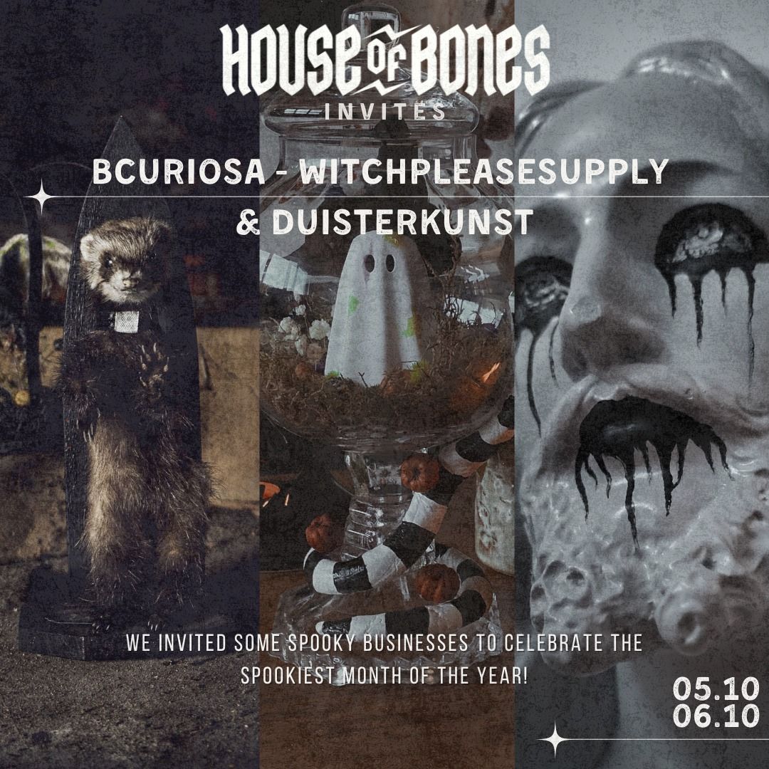 HOUSE OF BONES INVITES - HALLOWEEN MARKET