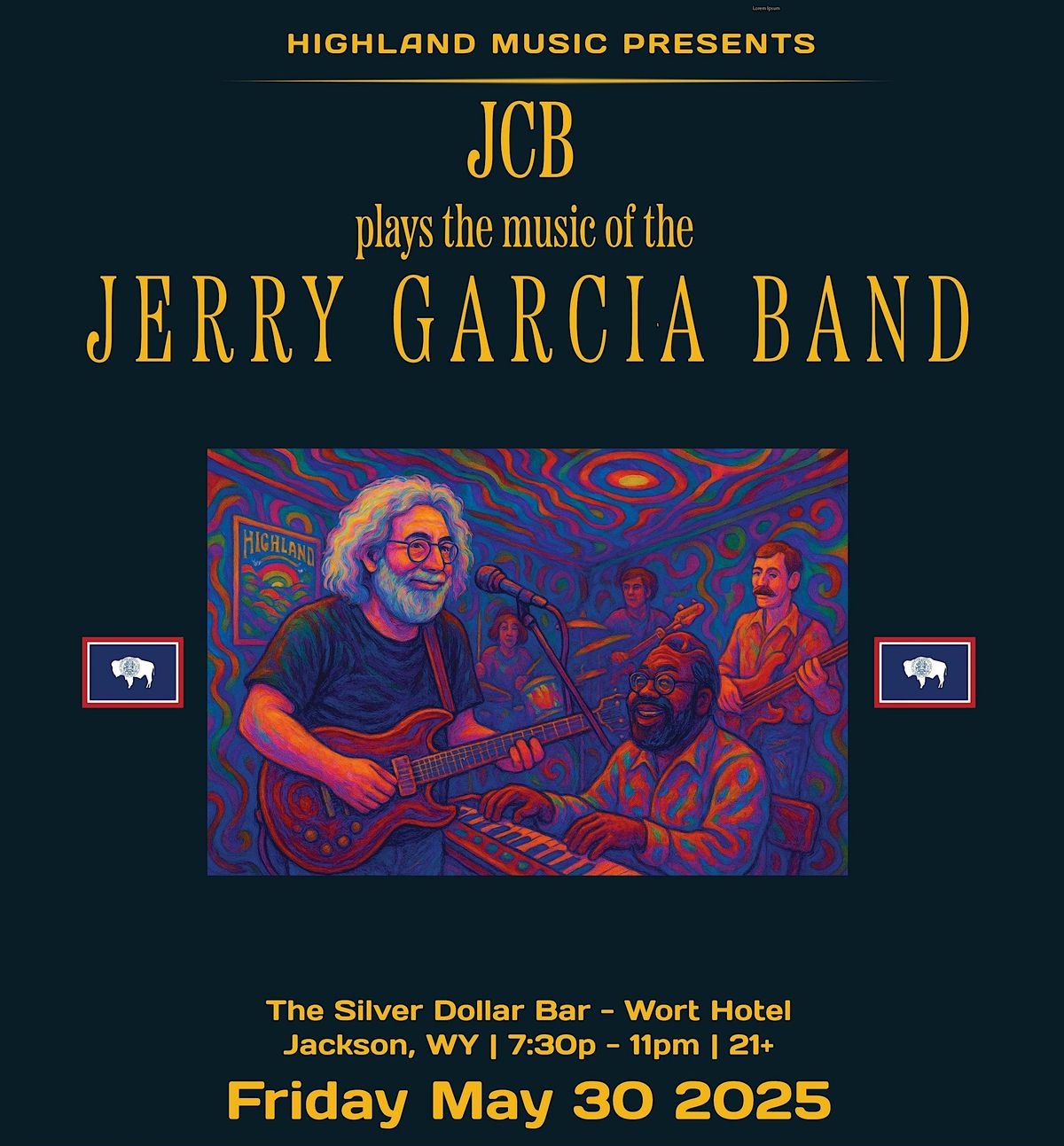 Jeremy Cohen Band- Music of the Jerry Garcia Band at the Wort, Friday 11\/21