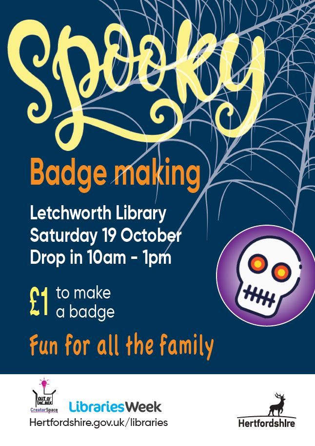 Spooky Badge Making