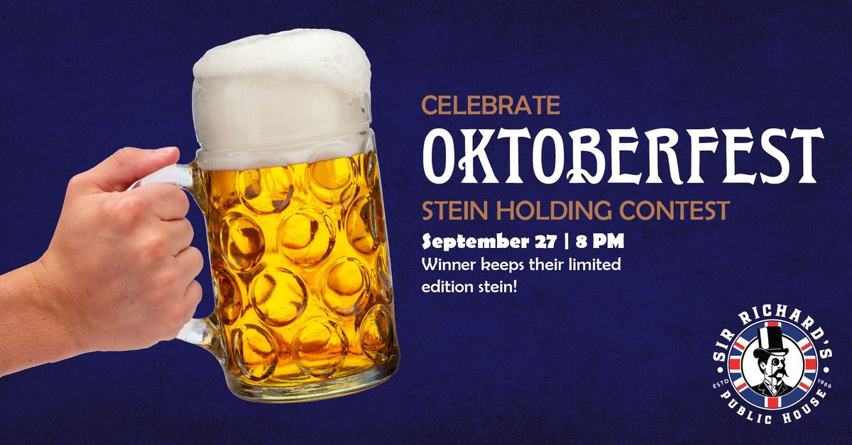 Oktoberfest Stein Holding Contest