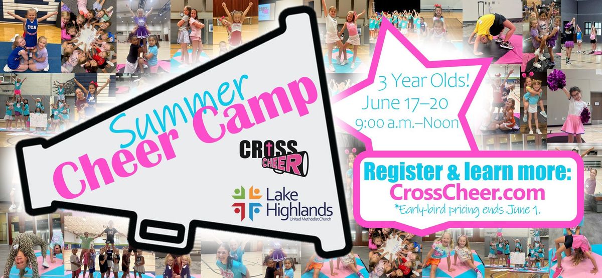 Lake Highlands UMC Cheer Camp for 3 Year Olds!