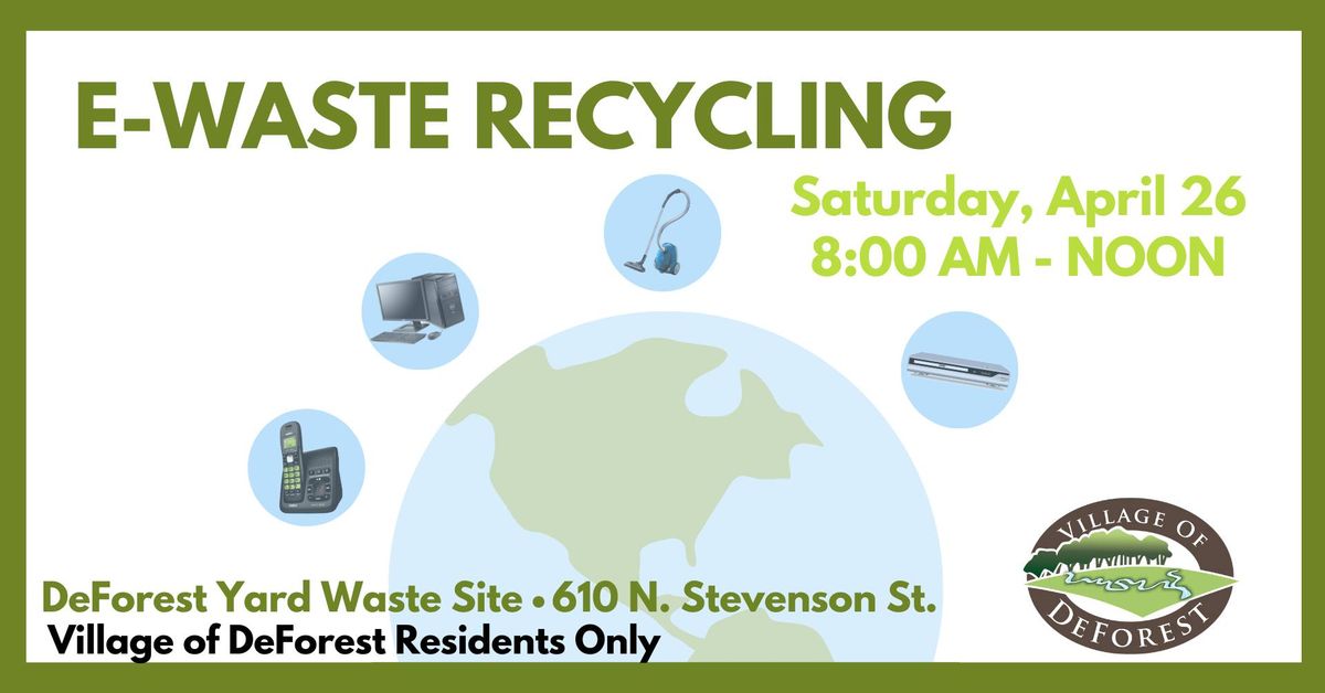 DeForest E-Waste Recycling Event