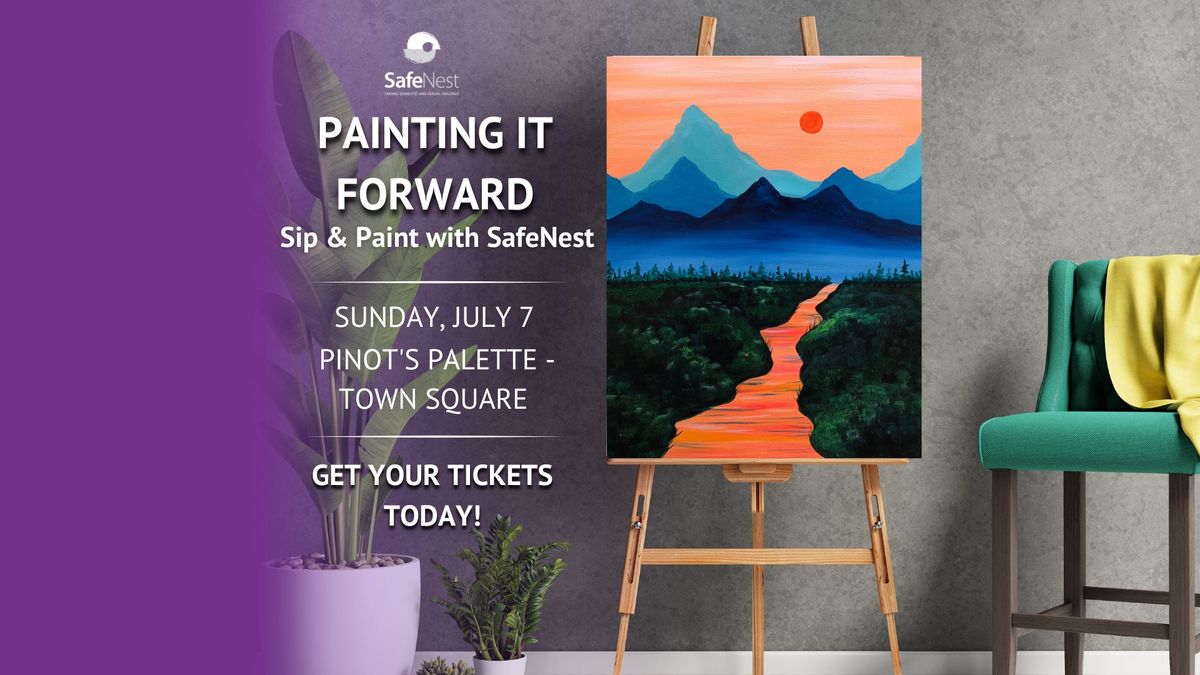 Painting It Forward: Sip & Paint with SafeNest