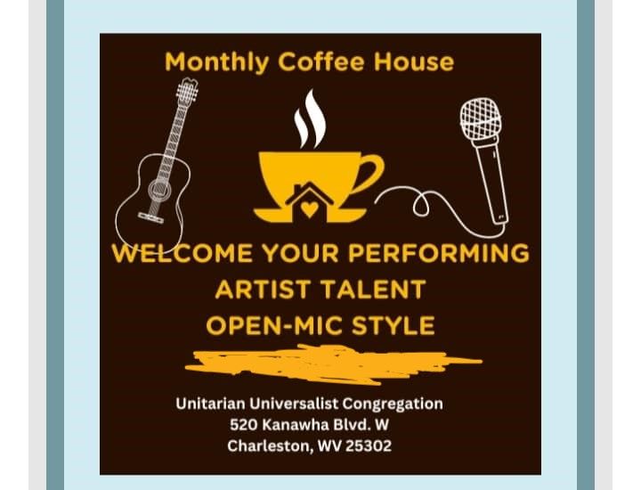 Monthly Open Mic Coffeehouse at UUC