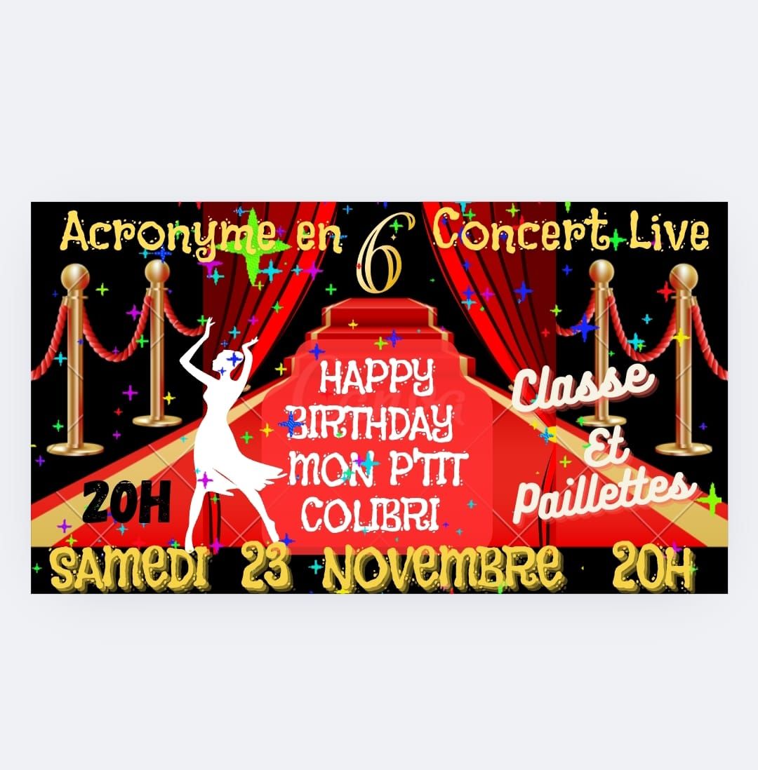 Acronyme Concert Live et BoeufDay