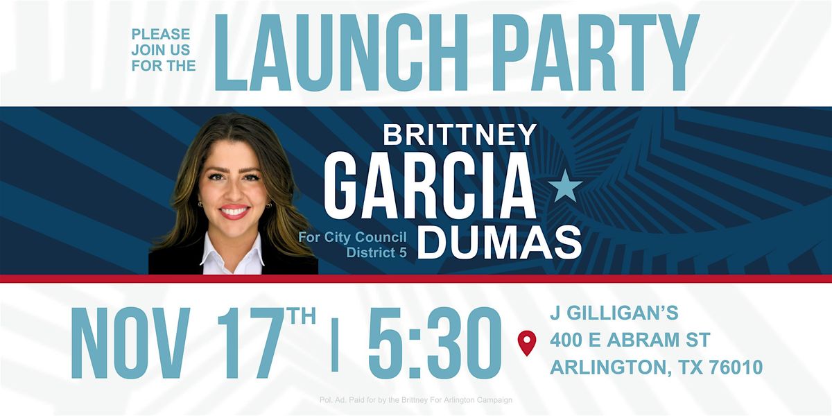 Campaign Launch Party - You're Invited!