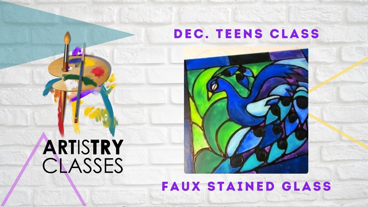 ARTisTRY: Faux Stained Glass (teens)