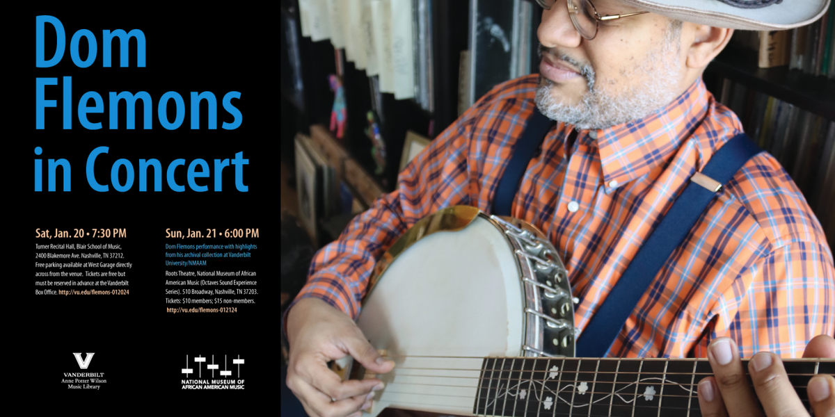 Dom Flemons at Musical Instrument Museum - MIM Music Theater