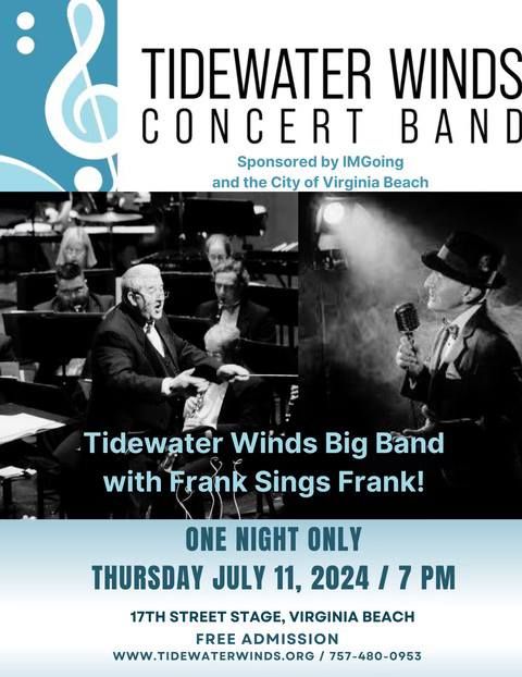Frank Sings Frank with Tidewater Winds Big Band