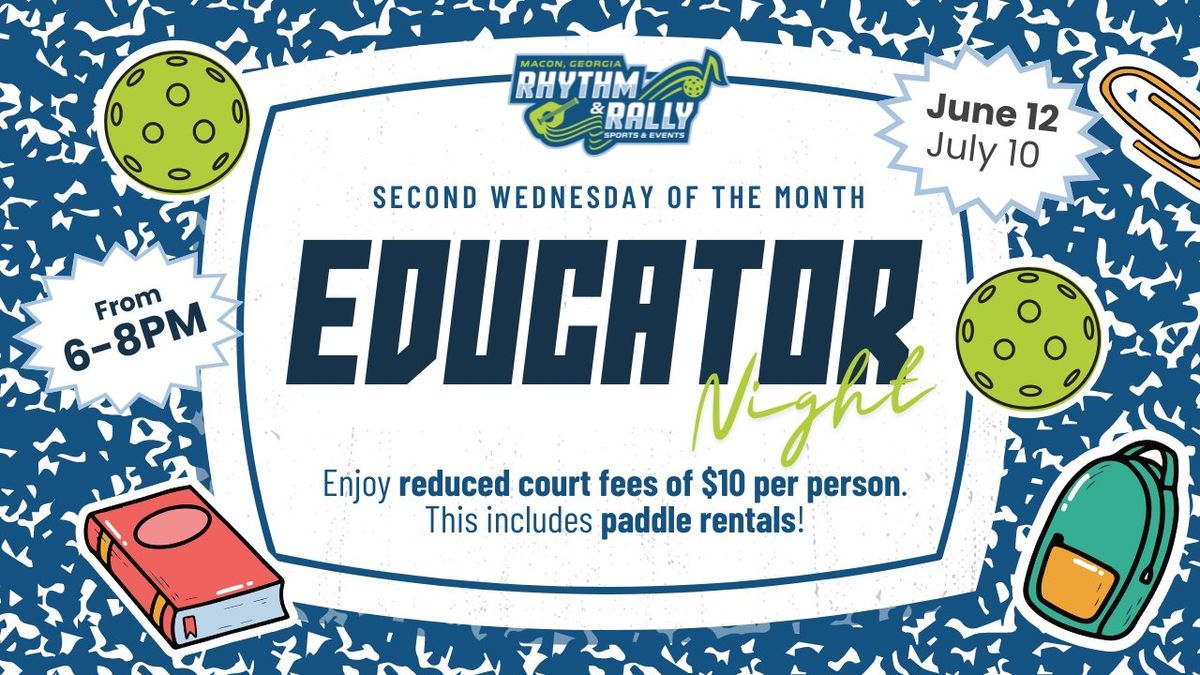 Educator Pickleball Night 