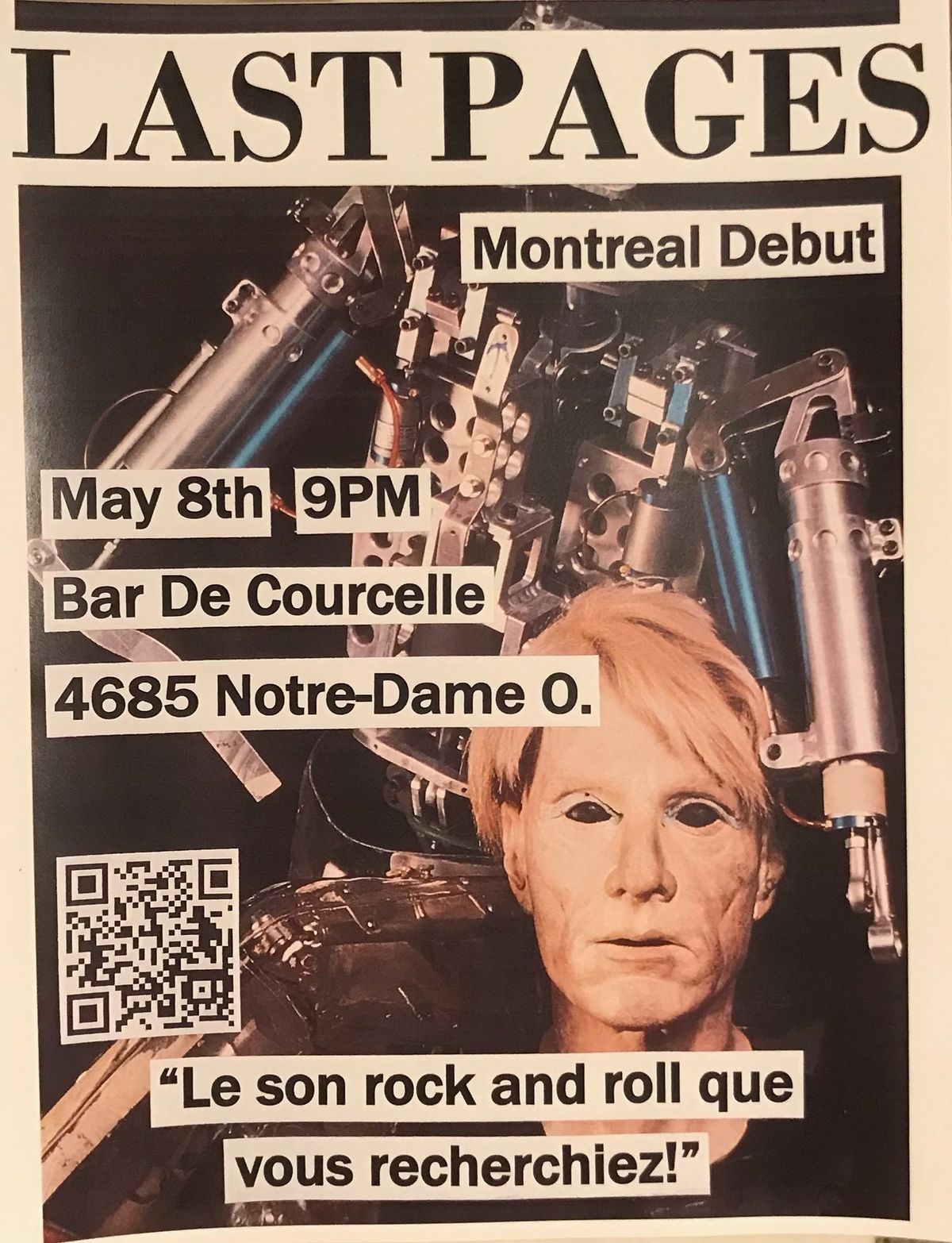 Last Pages live at Bar de Courcelle Montreal