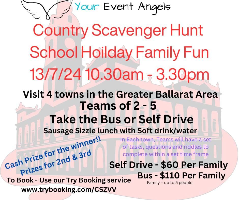 School Holiday Scavenger Hunt Family Day