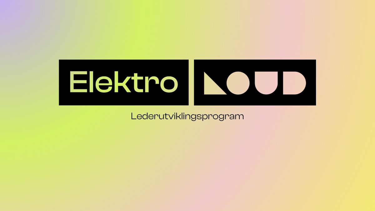 Bli leder i ElektroLOUD! 