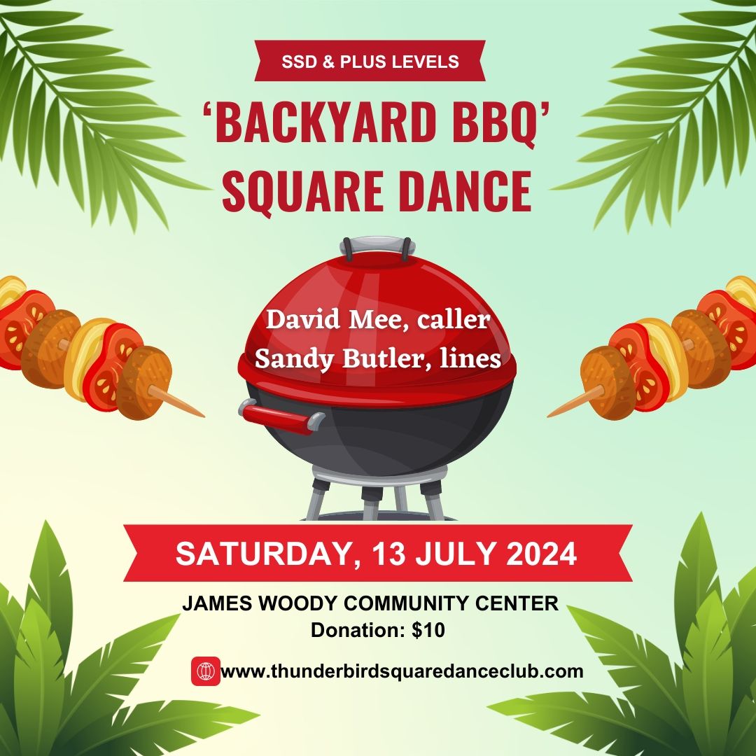 "Backyard BBQ" Square Dance | David Mee, caller | Sandy Butler, lines
