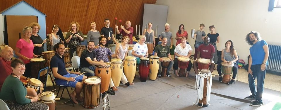 Workshops Percussions et Rythme Sign\u00e9 - Li\u00e8ge