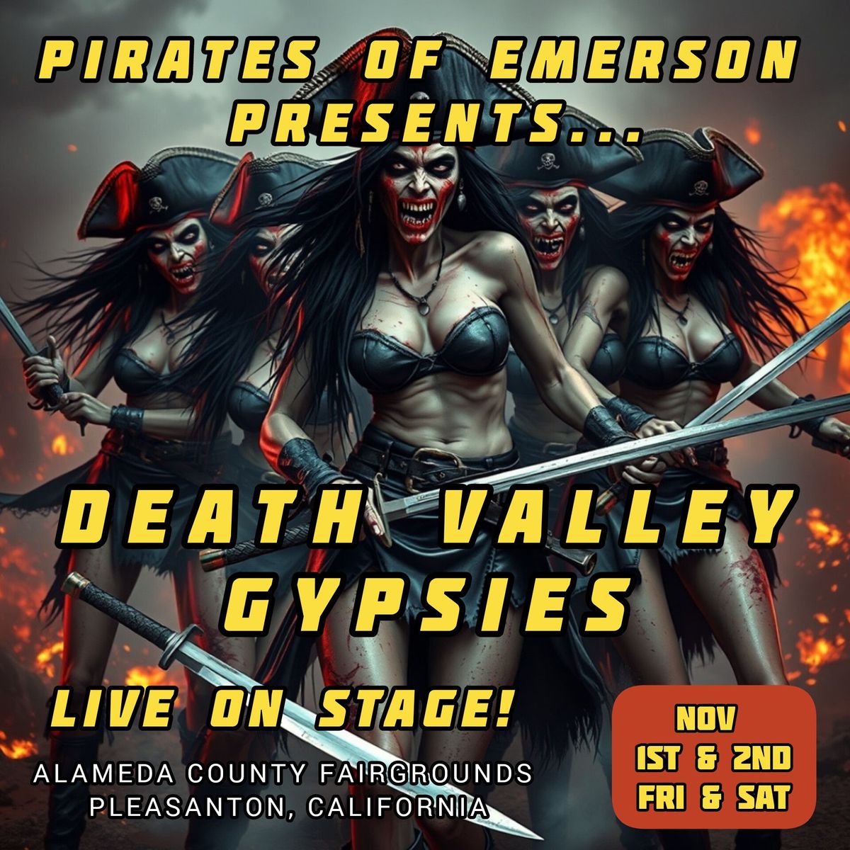 DEATH VALLEY GYPSIES at PIRATES OF EMERSON 