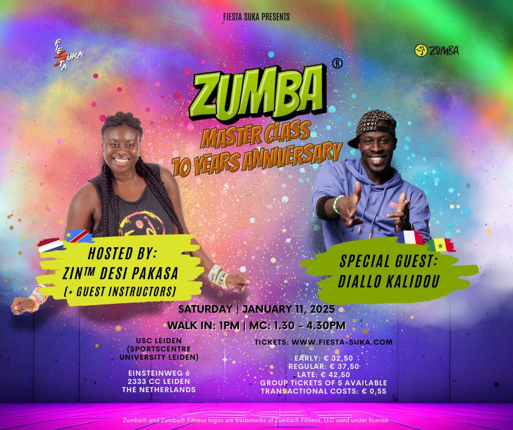 Zumba Master Class 10-years anniversary ft. Kalidou