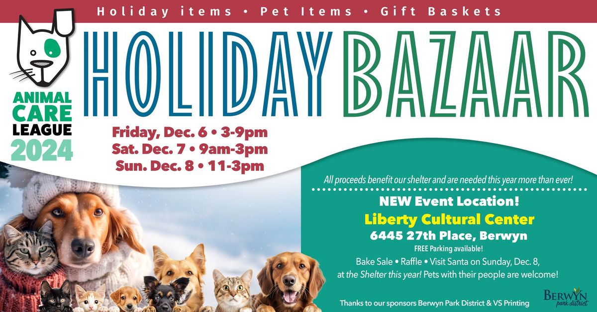 ACL's 39th Annual Holiday Bazaar - NEW VENUE!