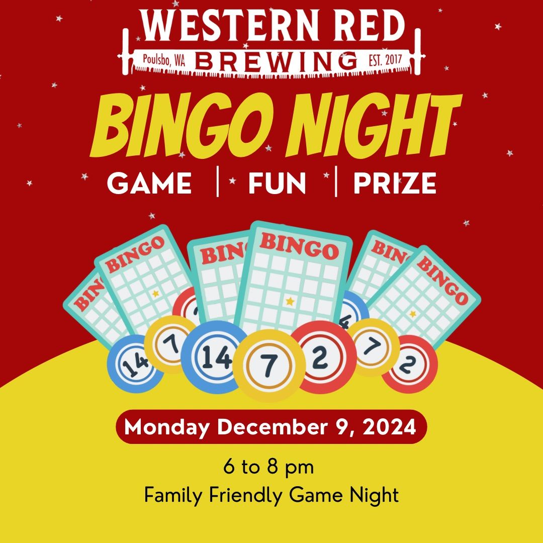 BINGO at Western Red Brewing