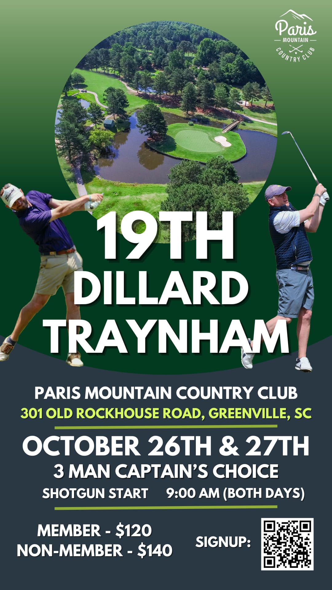 19th Annual Dillard Traynham Tournament