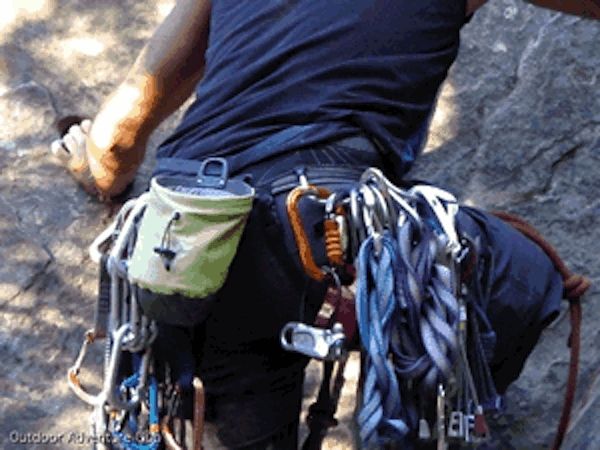 Rock Climbers Learn to Lead Class Outdoors at Cragmont Park