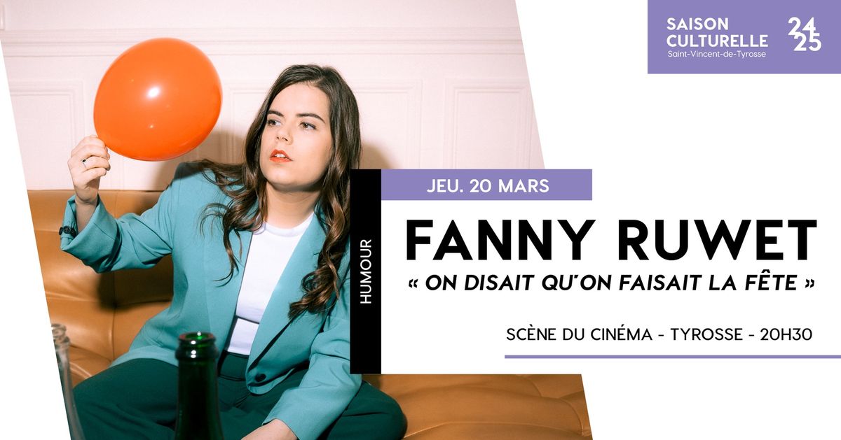 FANNY RUWET - "On disait qu'on faisait la f\u00eate"