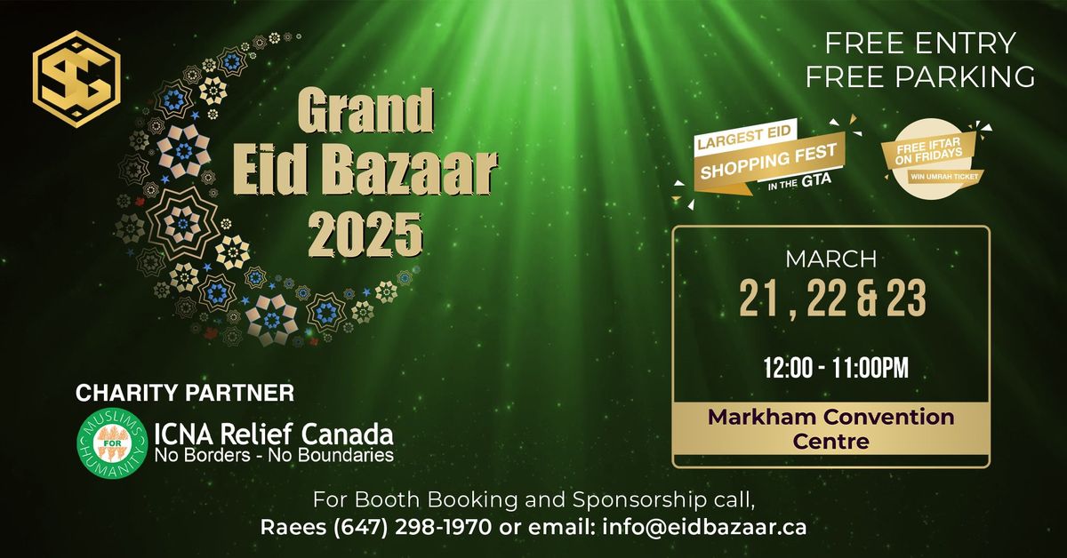 Grand Eid Bazaar - Markham