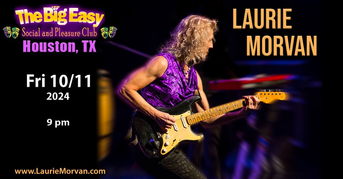 Laurie Morvan at The Big Easy - Houston, TX - Fri 10\/11