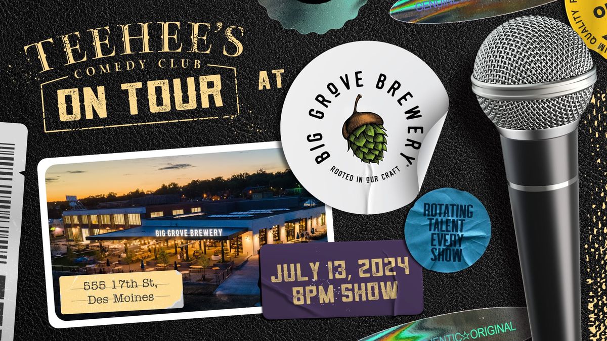 Teehee's On Tour | Big Grove Brewery