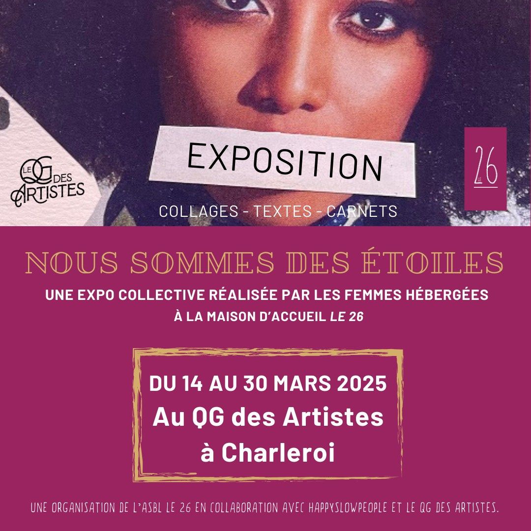 Vernissage de l'exposition "Nous sommes des \u00e9toiles"