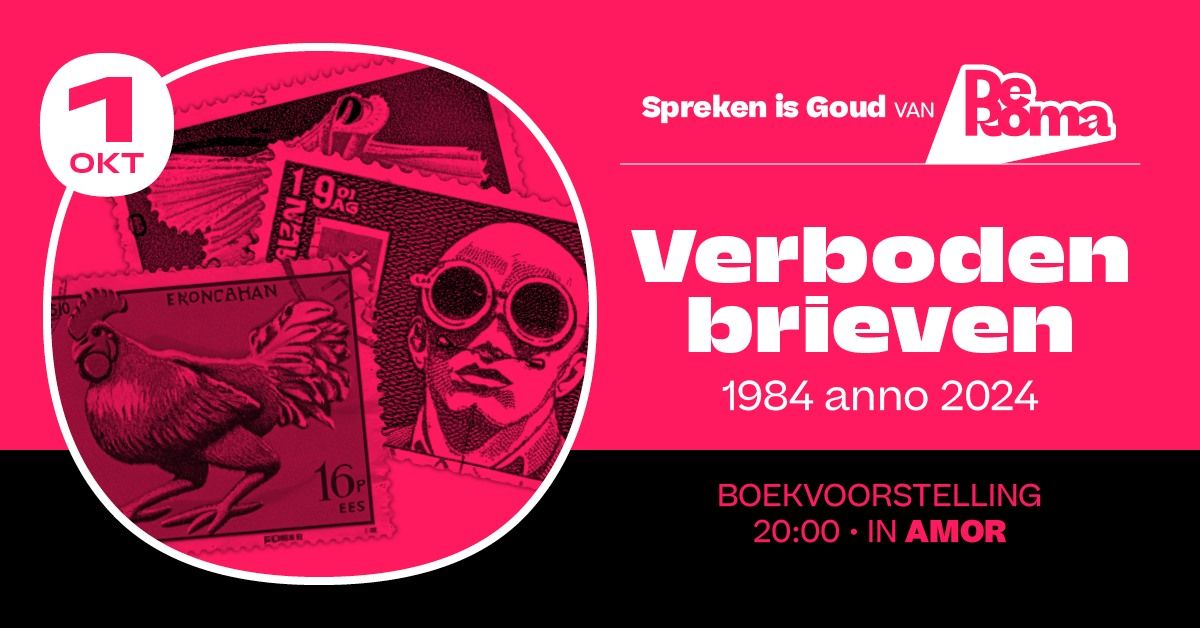 Verboden Brieven - boekvoorstelling in AMOR