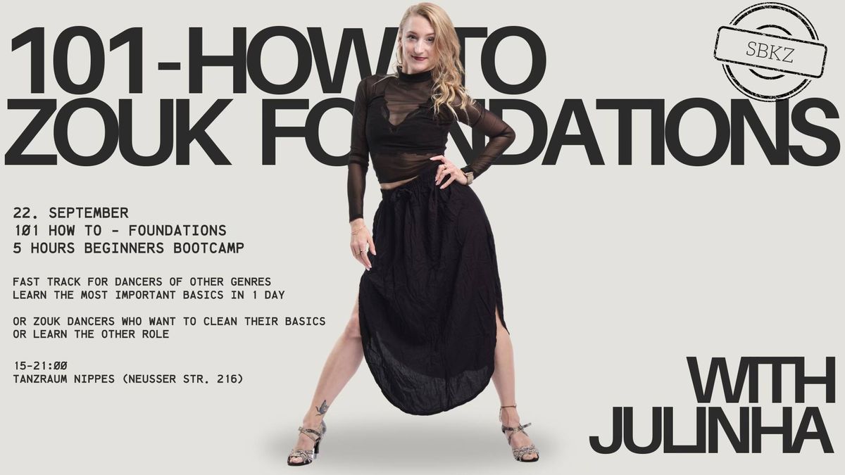 101 - How To Zouk Foundations - ZoukCologne Beginners Bootcamp