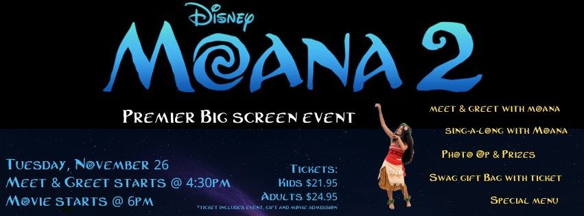 Moana 2 Premier Event