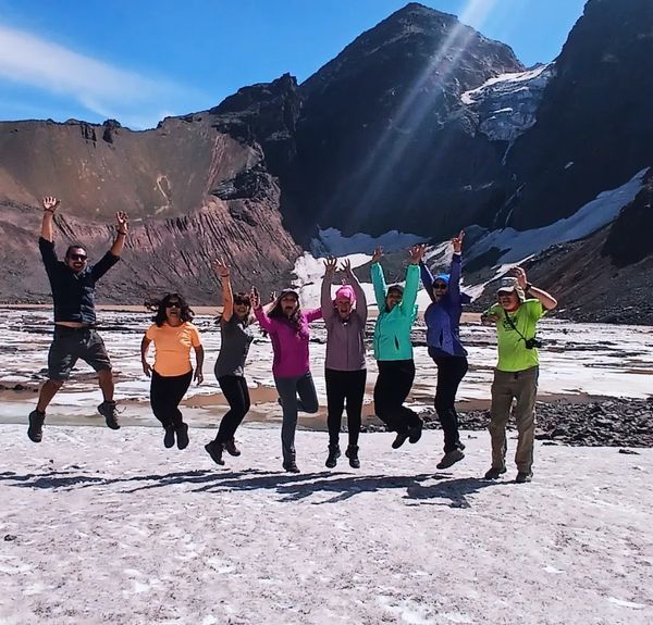 Glaciar Colgante El Morado. Cajon del Maipo