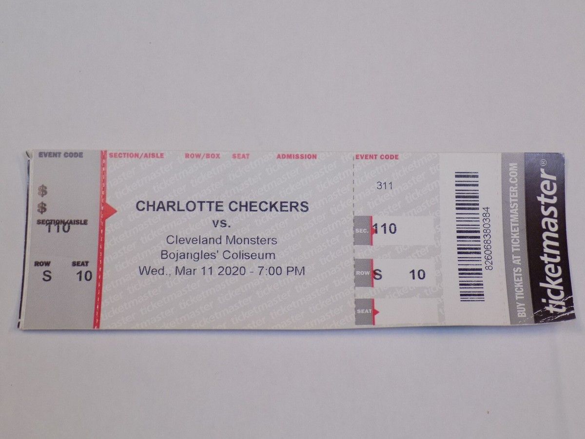 Cleveland Monsters at Charlotte Checkers at Bojangles Coliseum