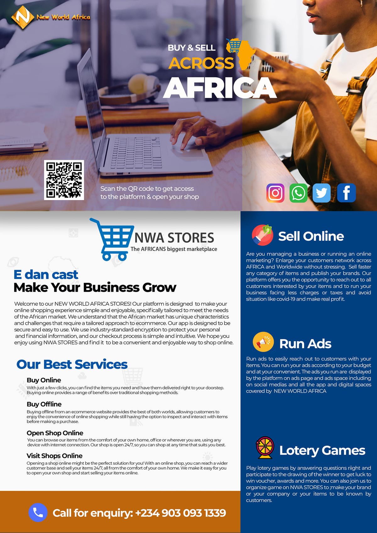 BUY & SELL ACROSS AFRICA WITH NWA STORES 